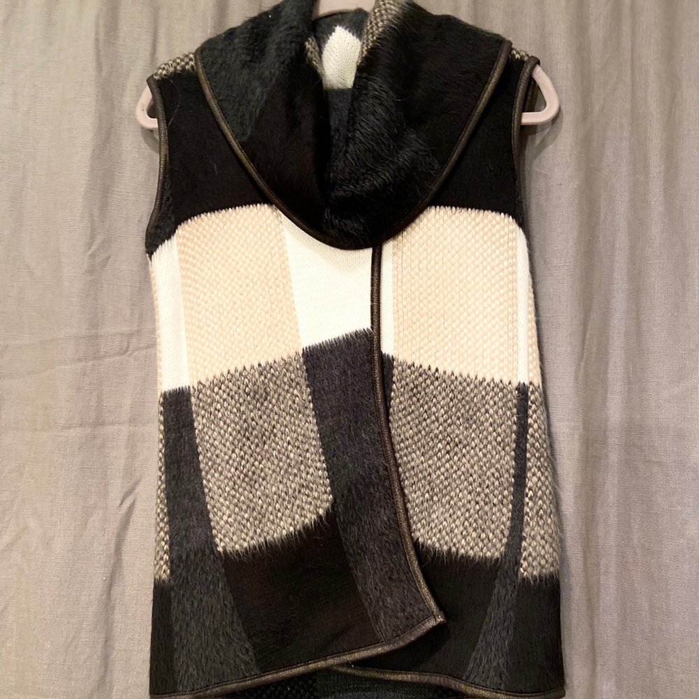Waverly Gray Mock Neck Sweater Vest